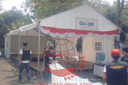 Tenda Roder Mini Untuk Pelatihan Gojek